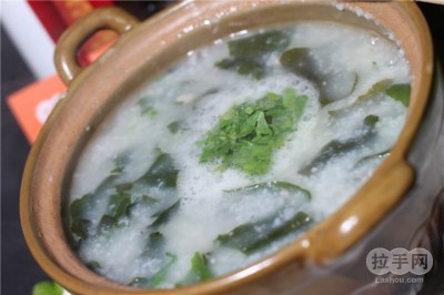 螺漩藻粥